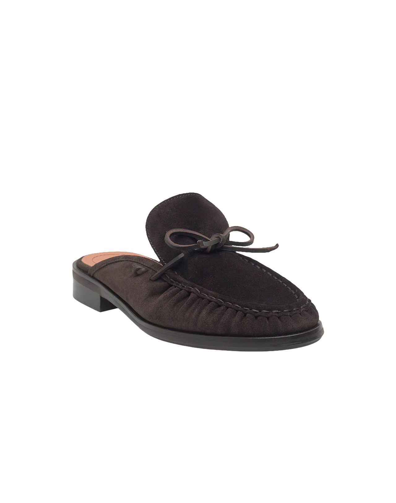 Wildleder Mules, Dunkelbraun