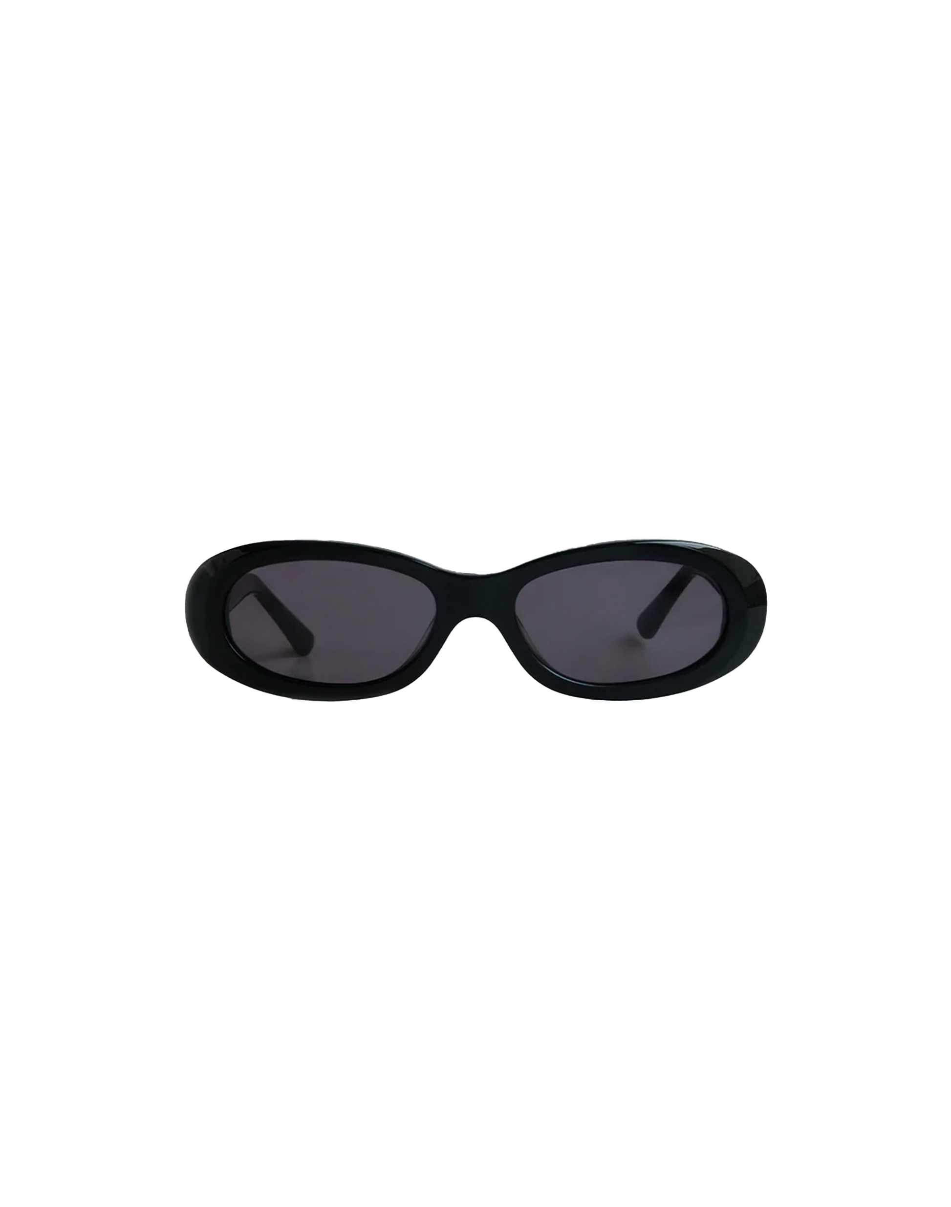Corlin Louis Sonnenbrille in Schwarz, Ansicht Frontal