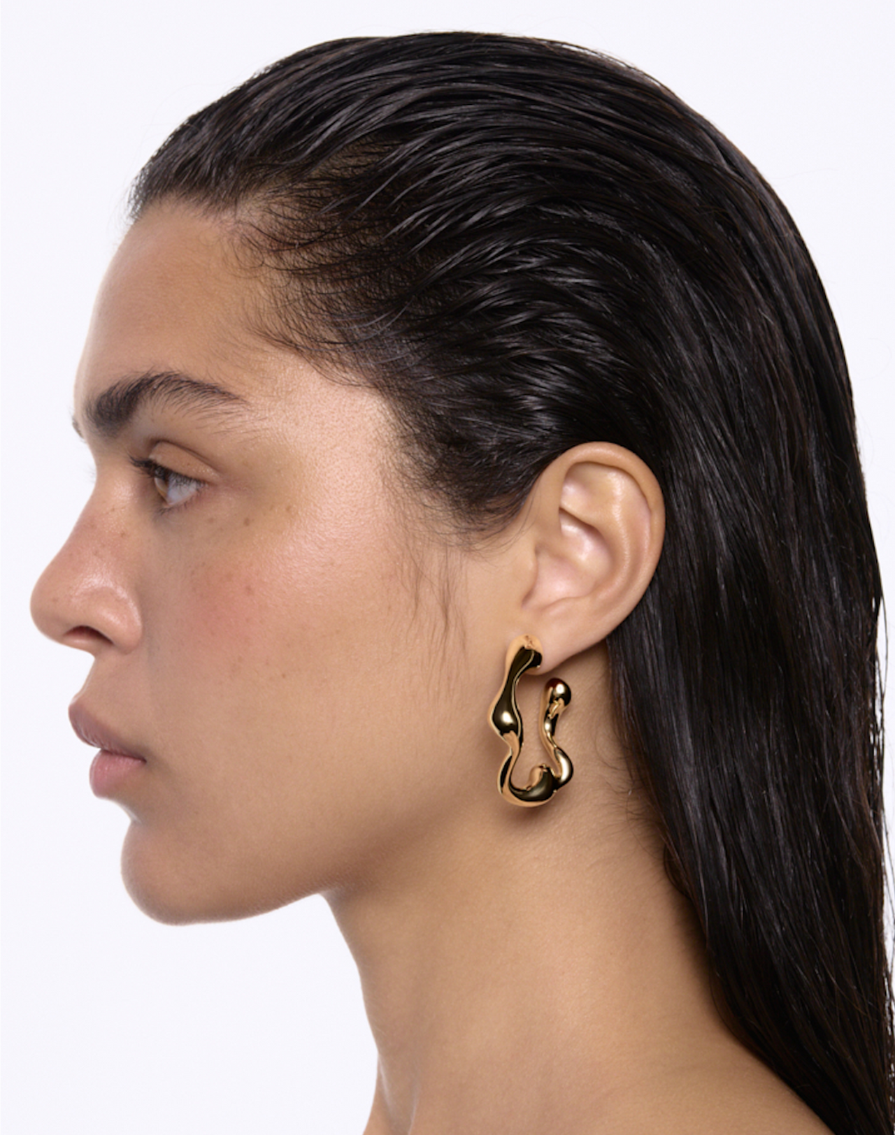 Splash Hoop Paar, gold