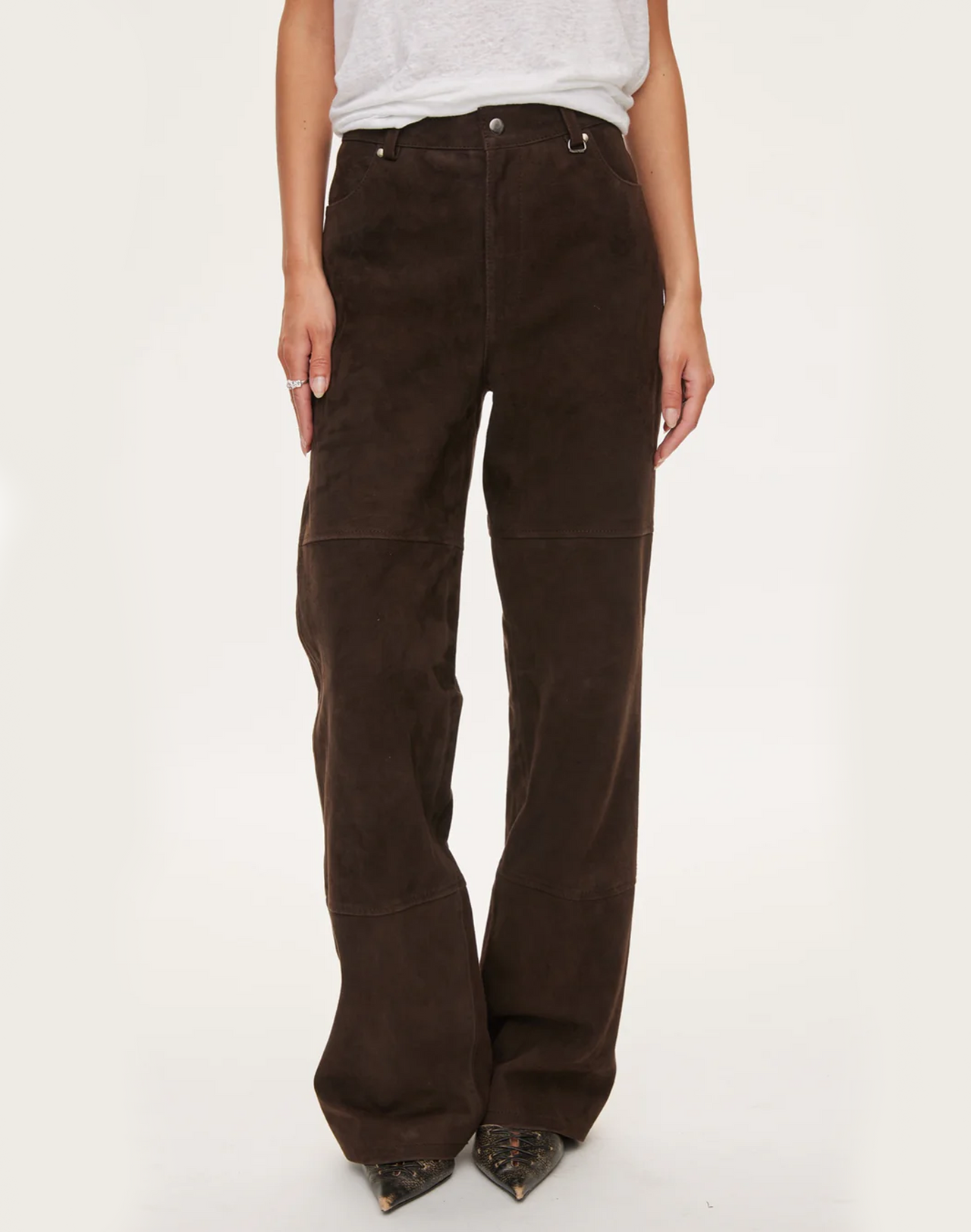 Spirit Wildleder Hose, braun