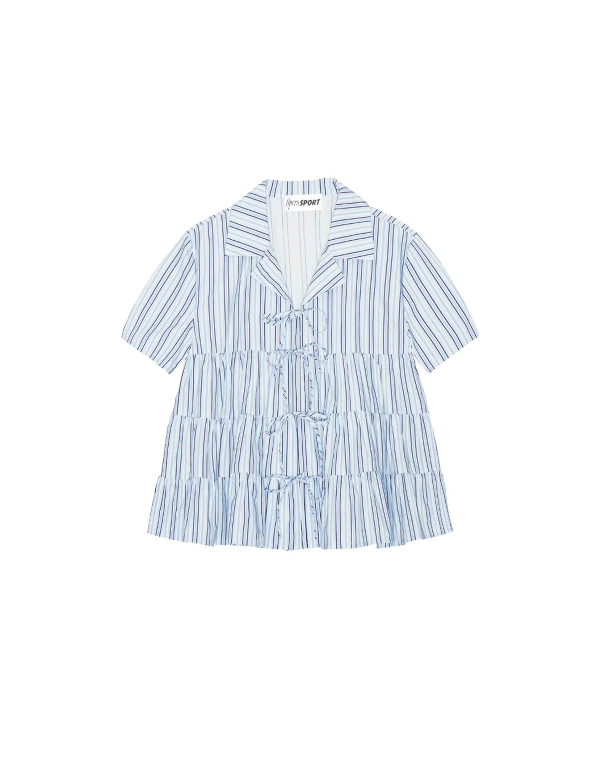 Opera Sports Desiree Bluse mit Streifen, Ansicht Frontal