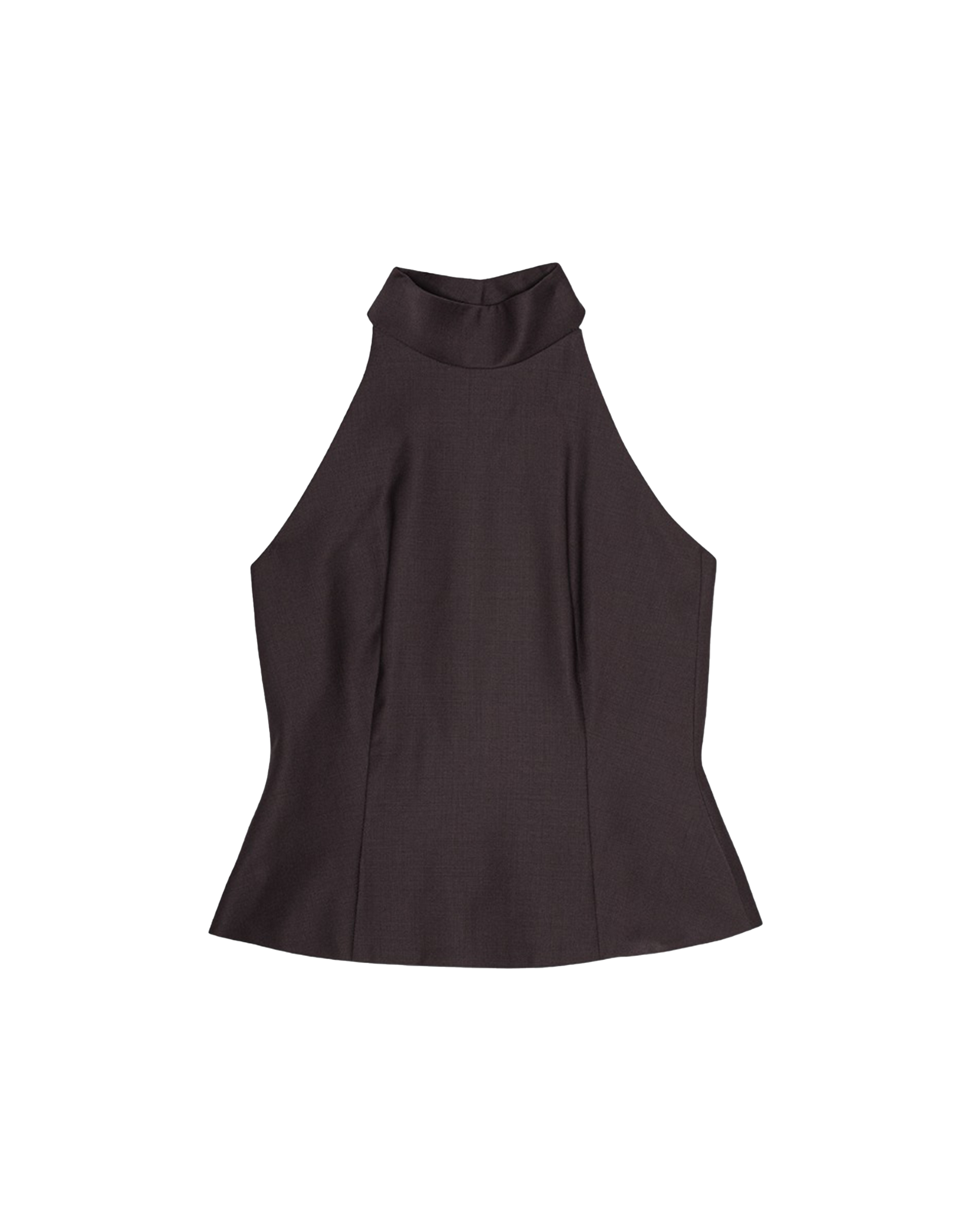 Remain Halter Neck Top in Braun, Ansicht Frontal
