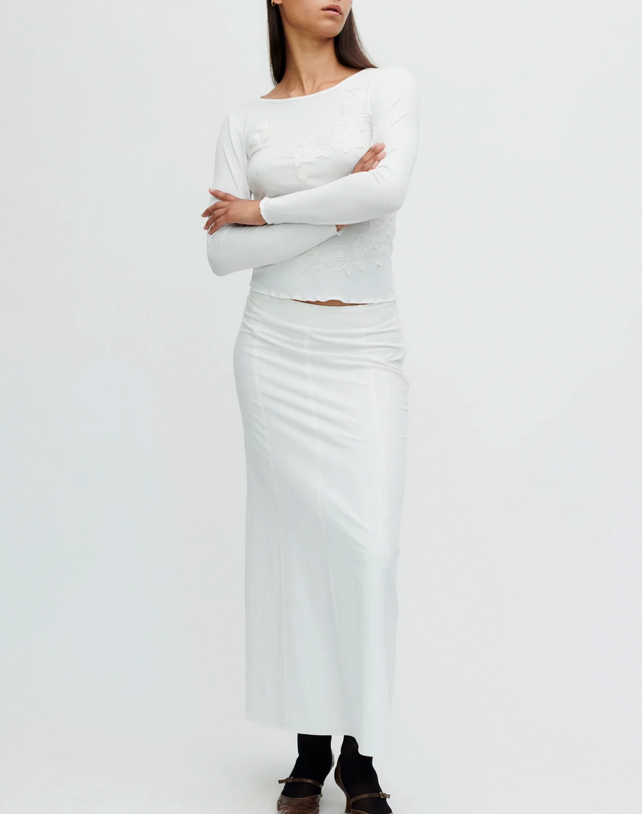 Resume Falka Rock in Weiß, Ansicht Frontal