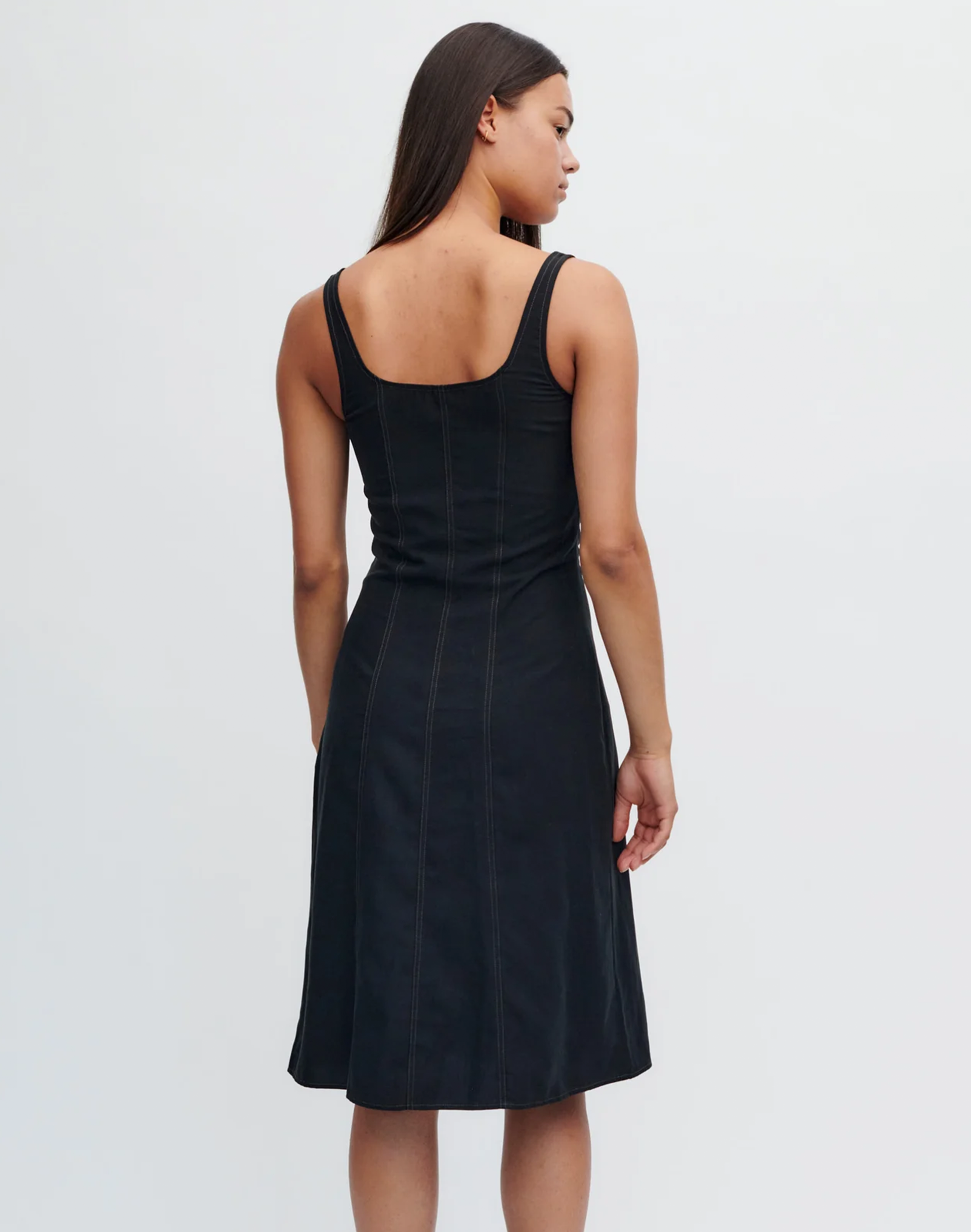 Resume Fenya Kleid in Schwarz, Ansicht Hinten