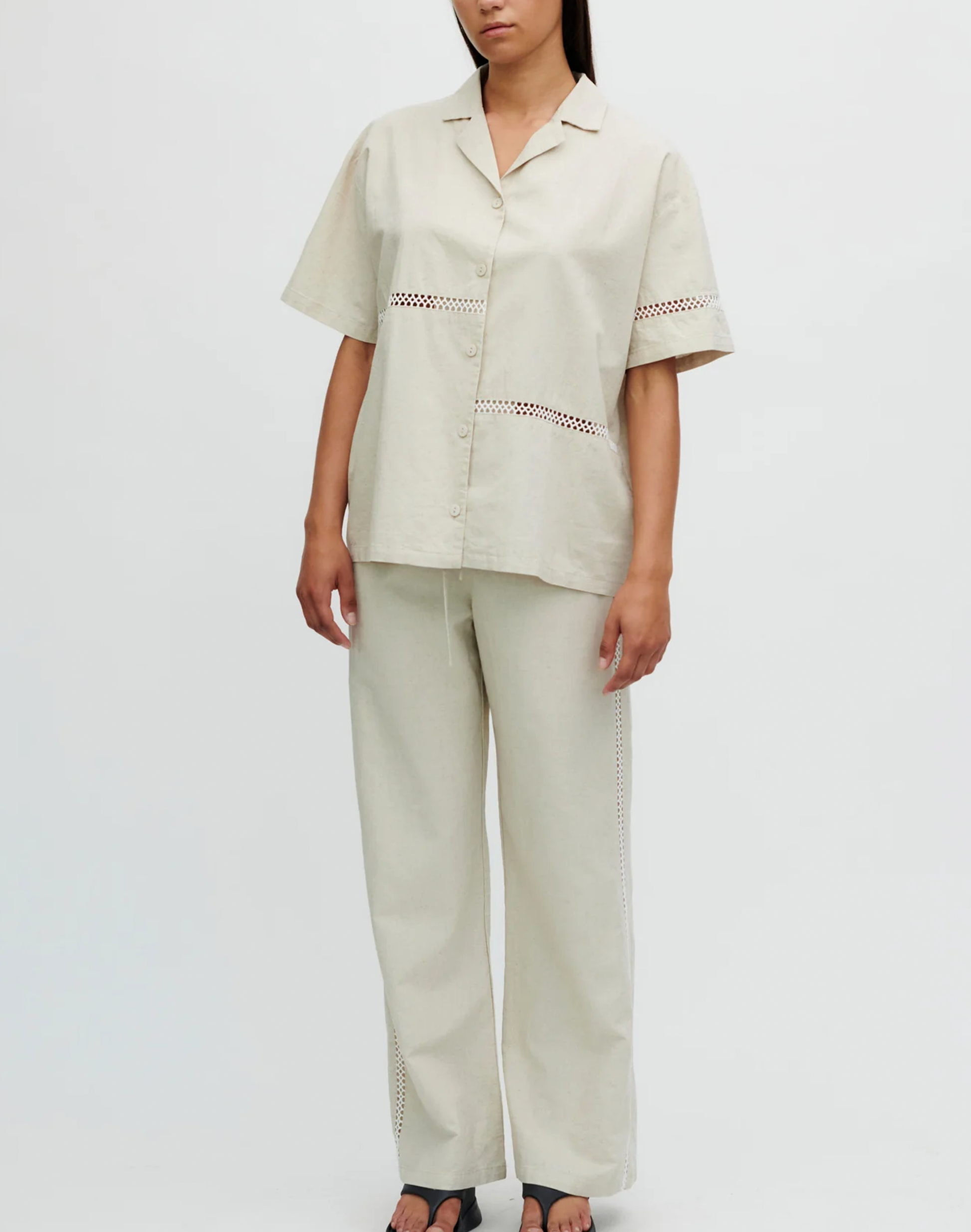 Resume Florence Hose in Creme, Ansicht Frontal