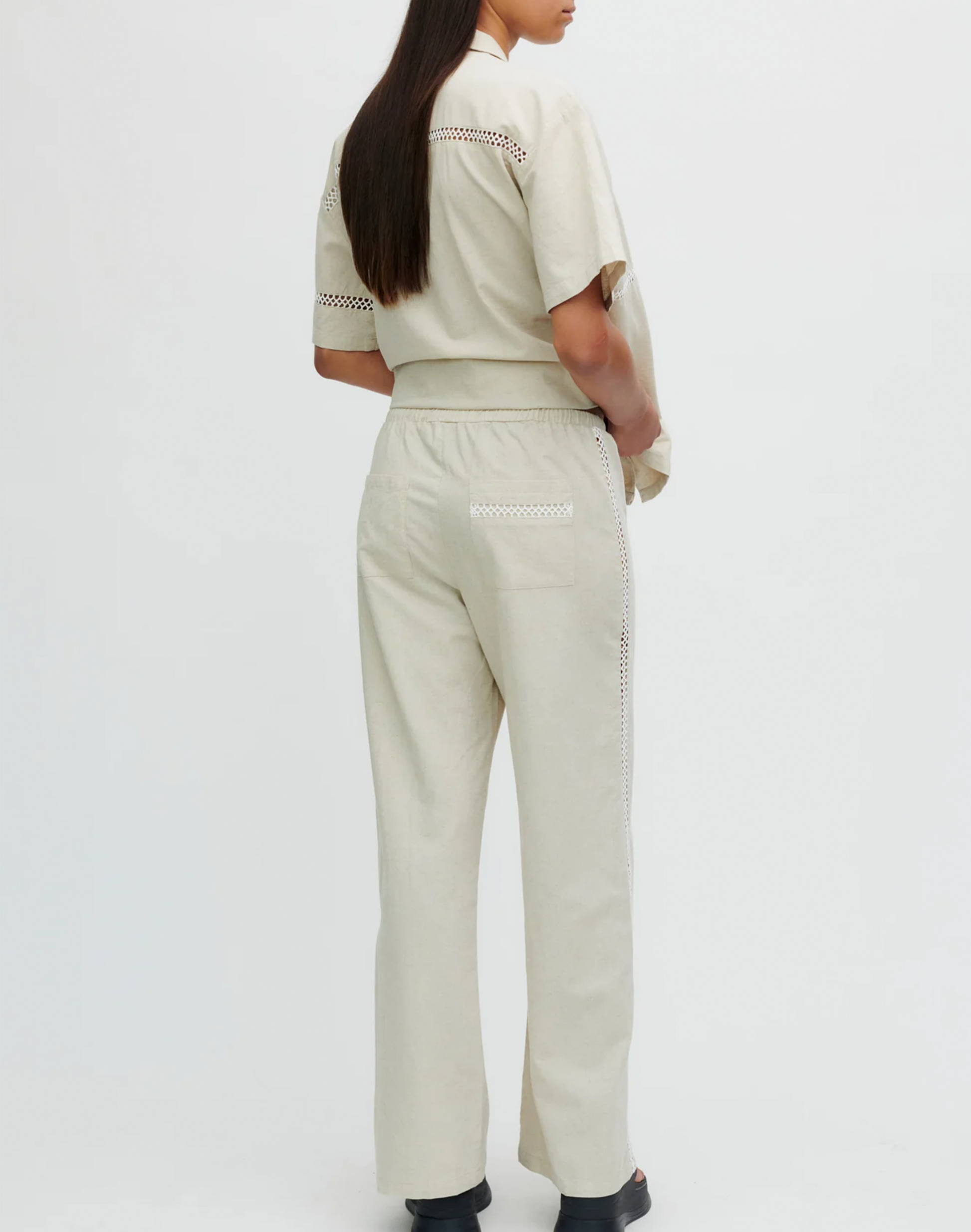 Resume Florence Hose in Creme, Ansicht Hinten