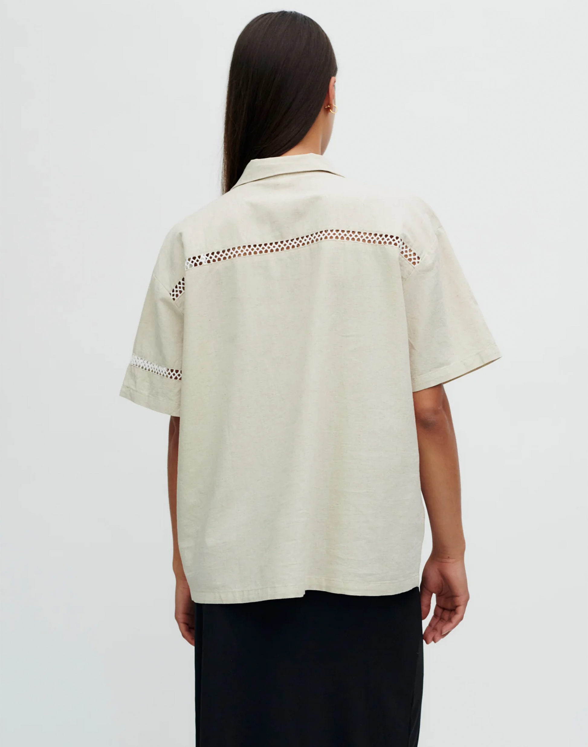 Resume Florence Shirt in Creme, Ansicht Hinten