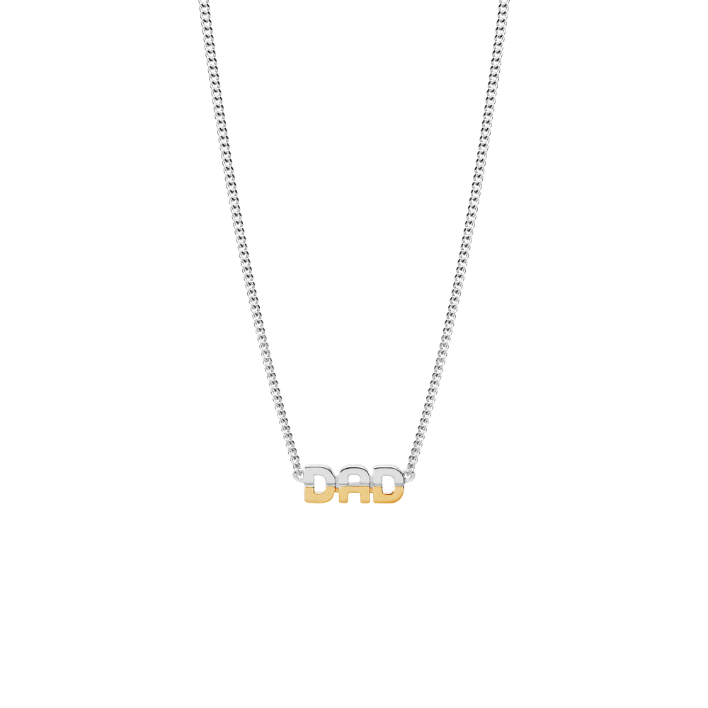 MARIA BLACK Dad Kette, 43 cm, silber