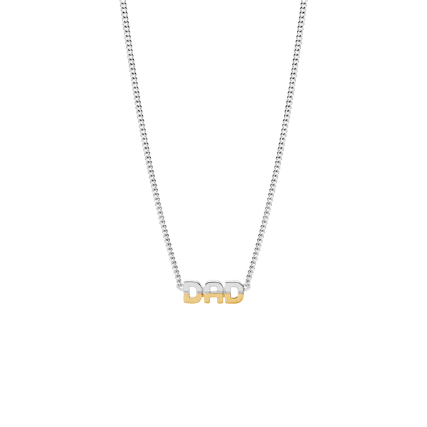 MARIA BLACK Dad Kette, 43 cm, silber
