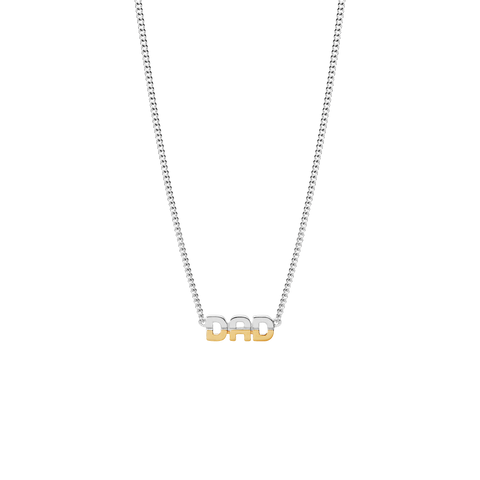 MARIA BLACK Dad Kette, 43 cm, Silber
