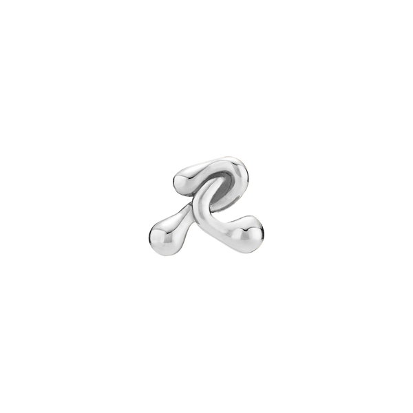 MARIA BLACK Puff Ball Ohrstecker, silber
