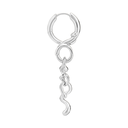MARIA BLACK Curtain Crust Ohrring, Silber