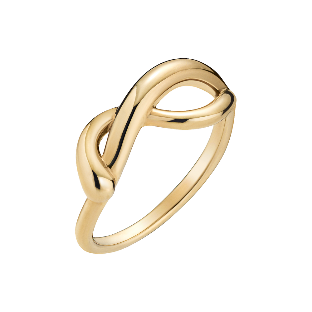 MARIA BLACK Twisted Deceiver Ring, gold