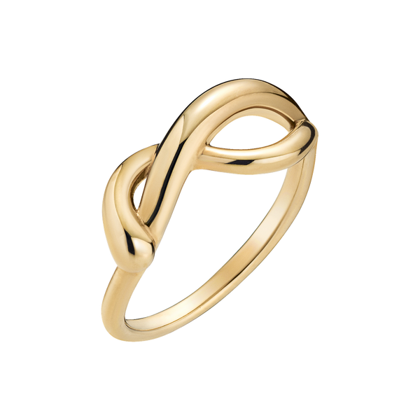 MARIA BLACK Twisted Deceiver Ring, gold