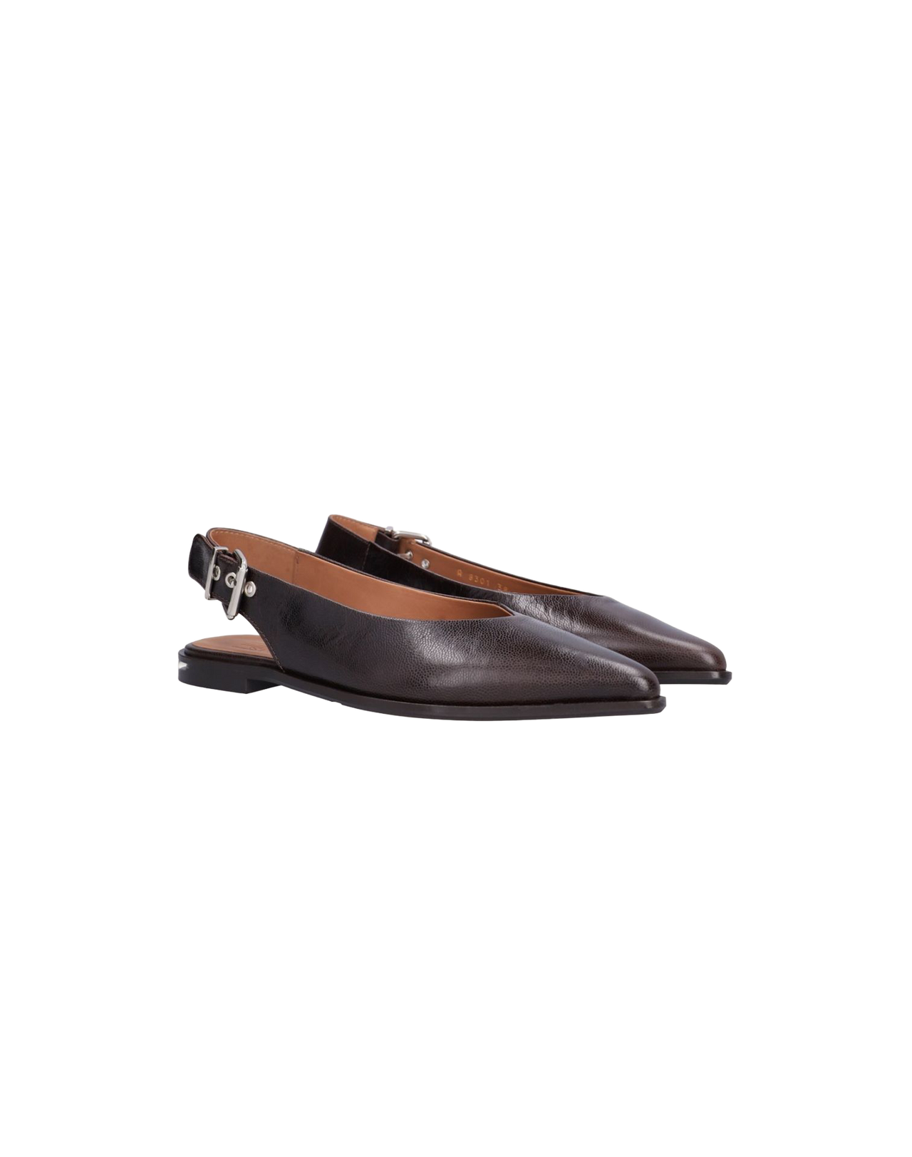 Slingback Leder Ballerina