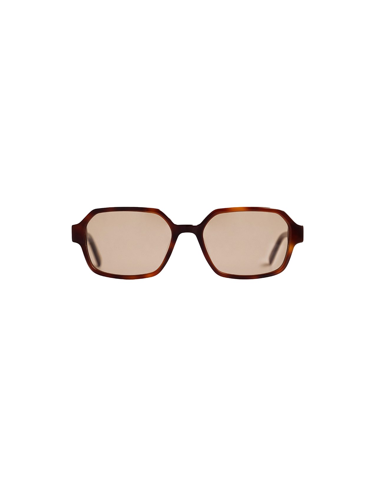 Corlin Alex Sonnenbrille in Tortoise Cinnamon, Ansicht Frontal