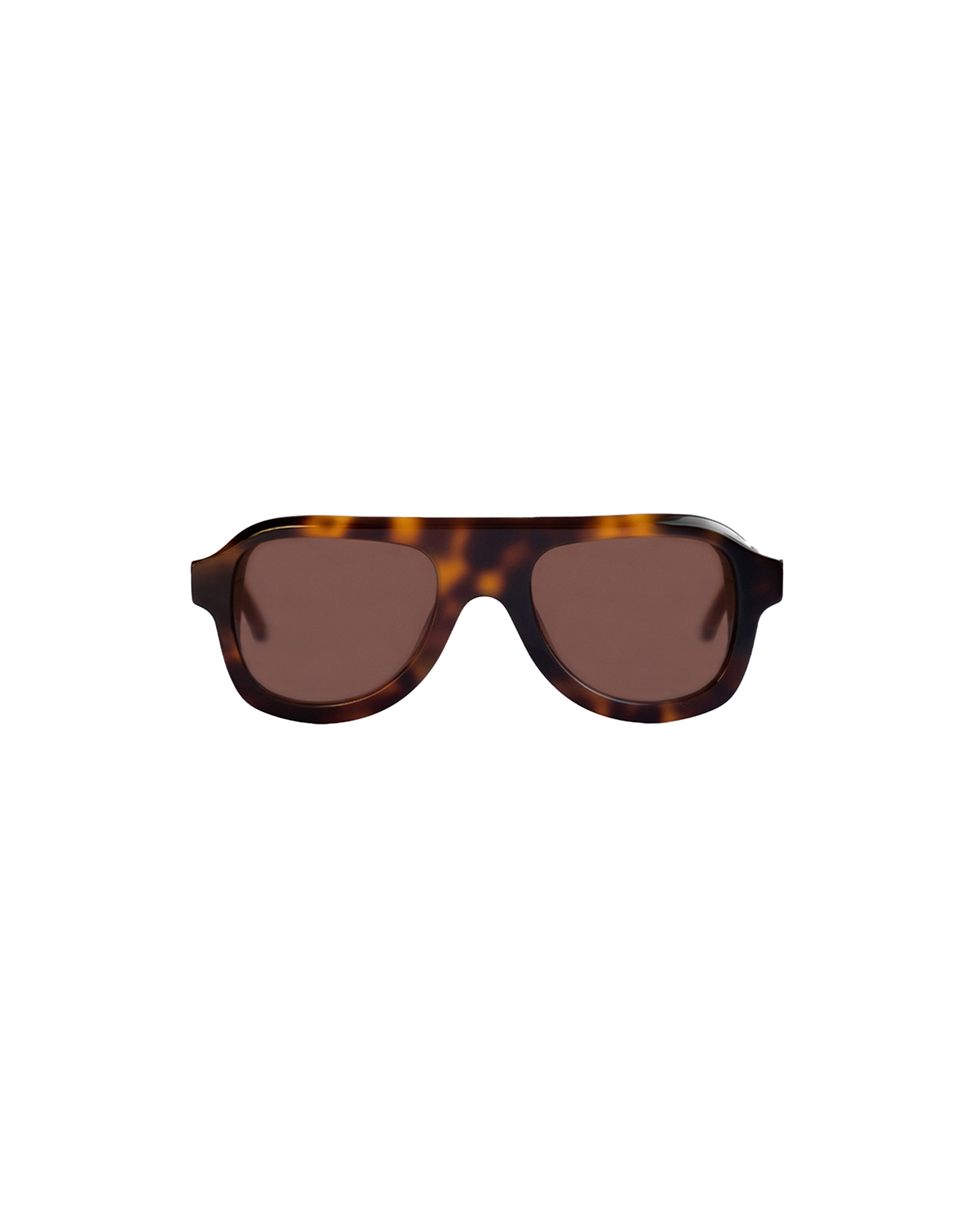 Corlin Gerard Sonnenbrille in Tortoise Brown, Ansicht Frontal