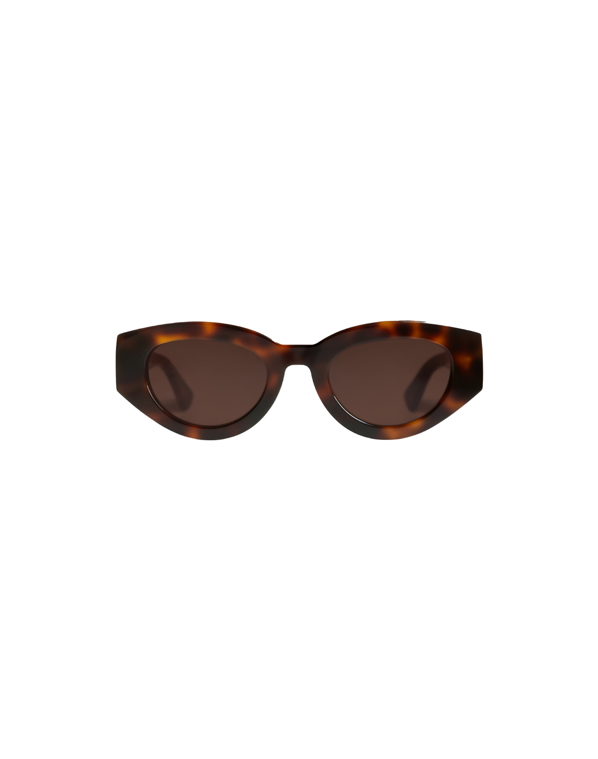 Corlin Ines Sonnenbrille in Tortoise Braun, Ansicht Frontal