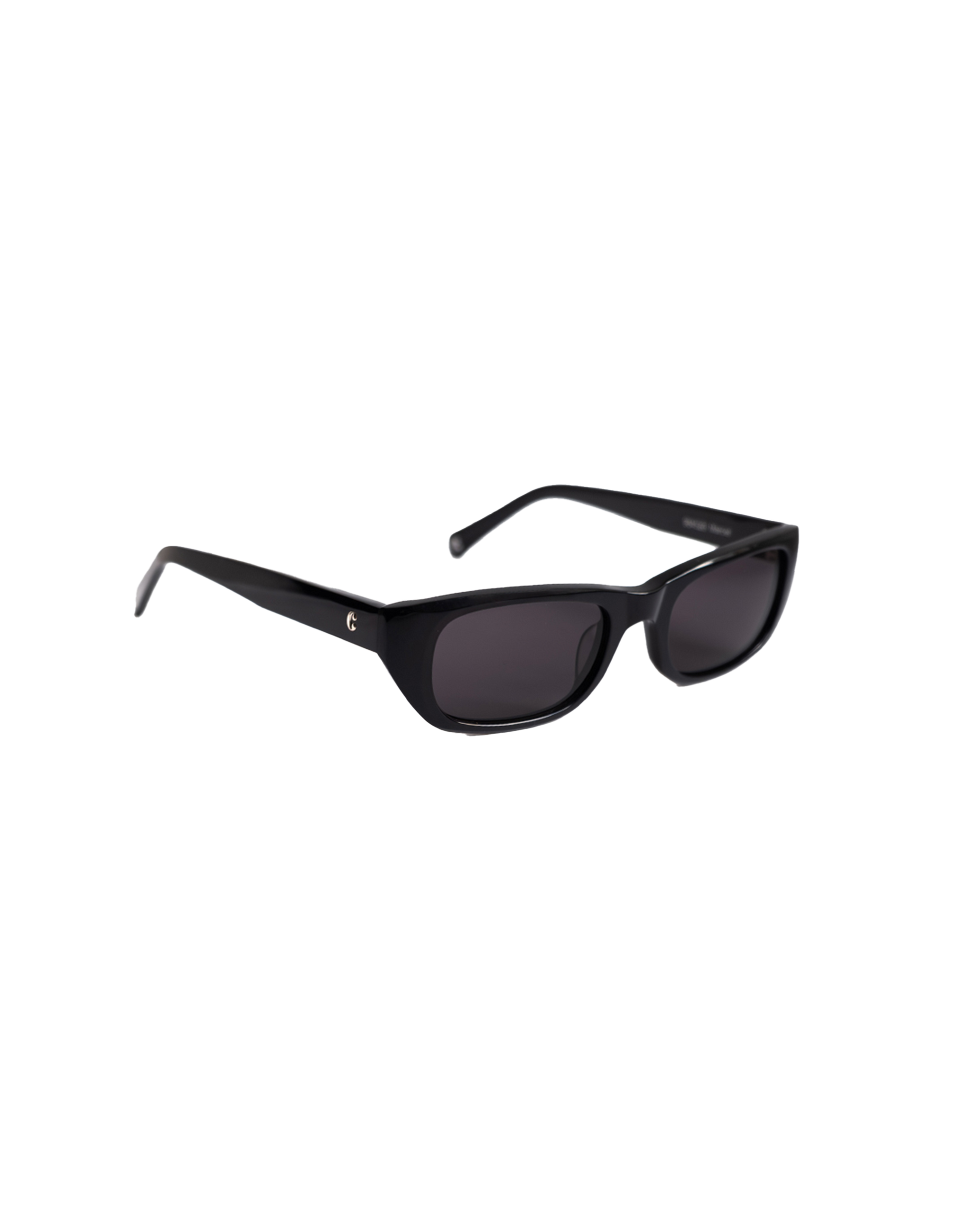 Corlin Sonnenbrille in Schwarz, Ansicht Seite