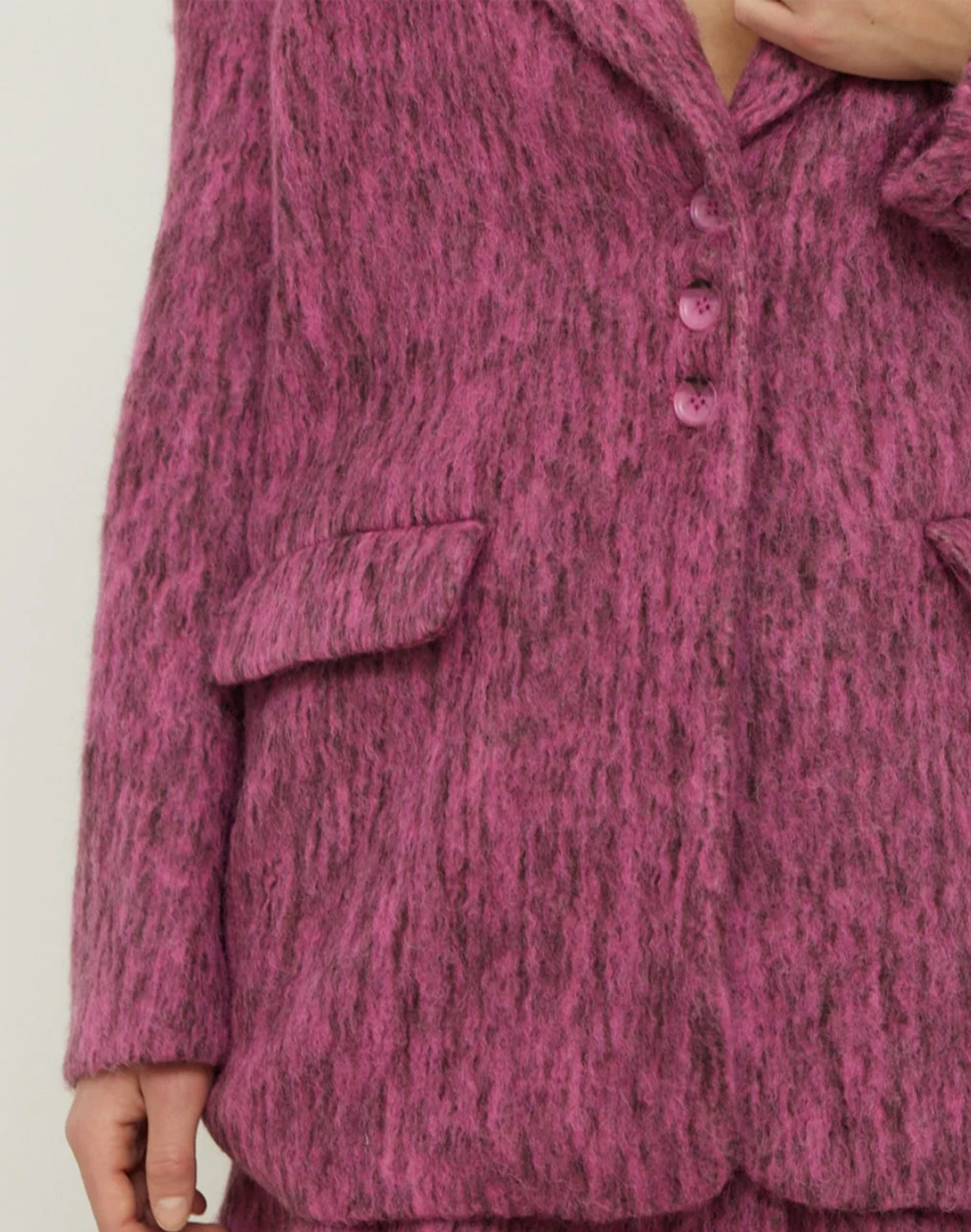 Hosbjerg Pauline Blazer in Pink, Close Up