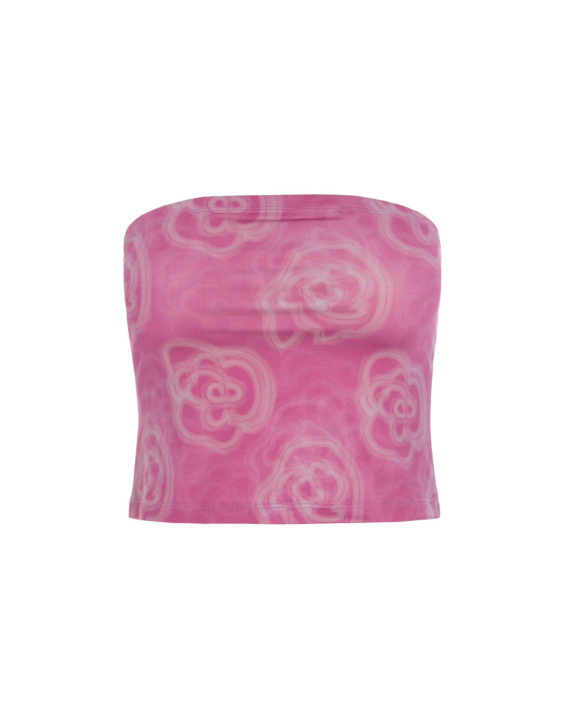 HOSBJERG Ohana Blossom Top in Pink, Ansicht Frontal