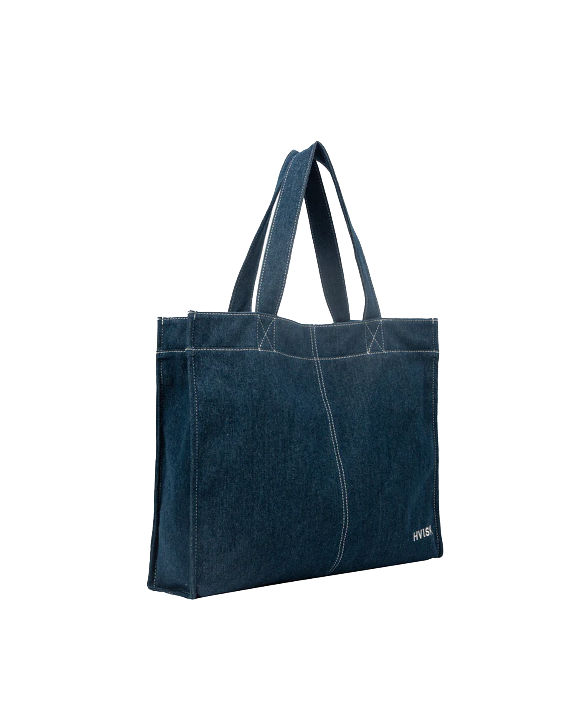 HVISK Cruise Denim Shopper, Ansicht Seite