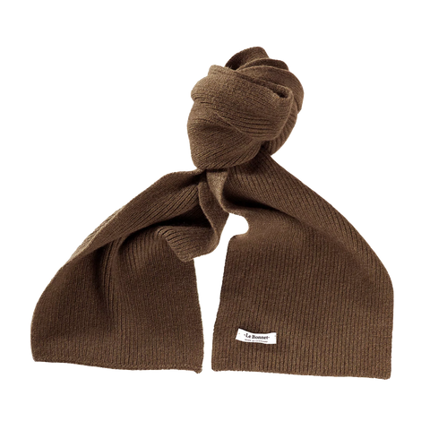 LE BONNET Schal, Braun / Walnuss