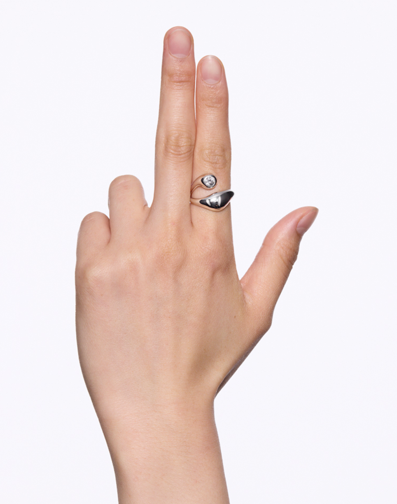 Mermaid Ring, silber