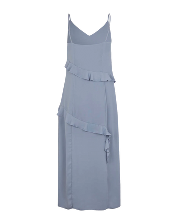 MODSTRÖM Halima Kleid in Silver Bullet, Ansicht Hinten