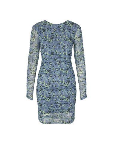 MODSTRÖM Hamilton Kleid in einem Blurred Flower Print, Ansicht Frontal