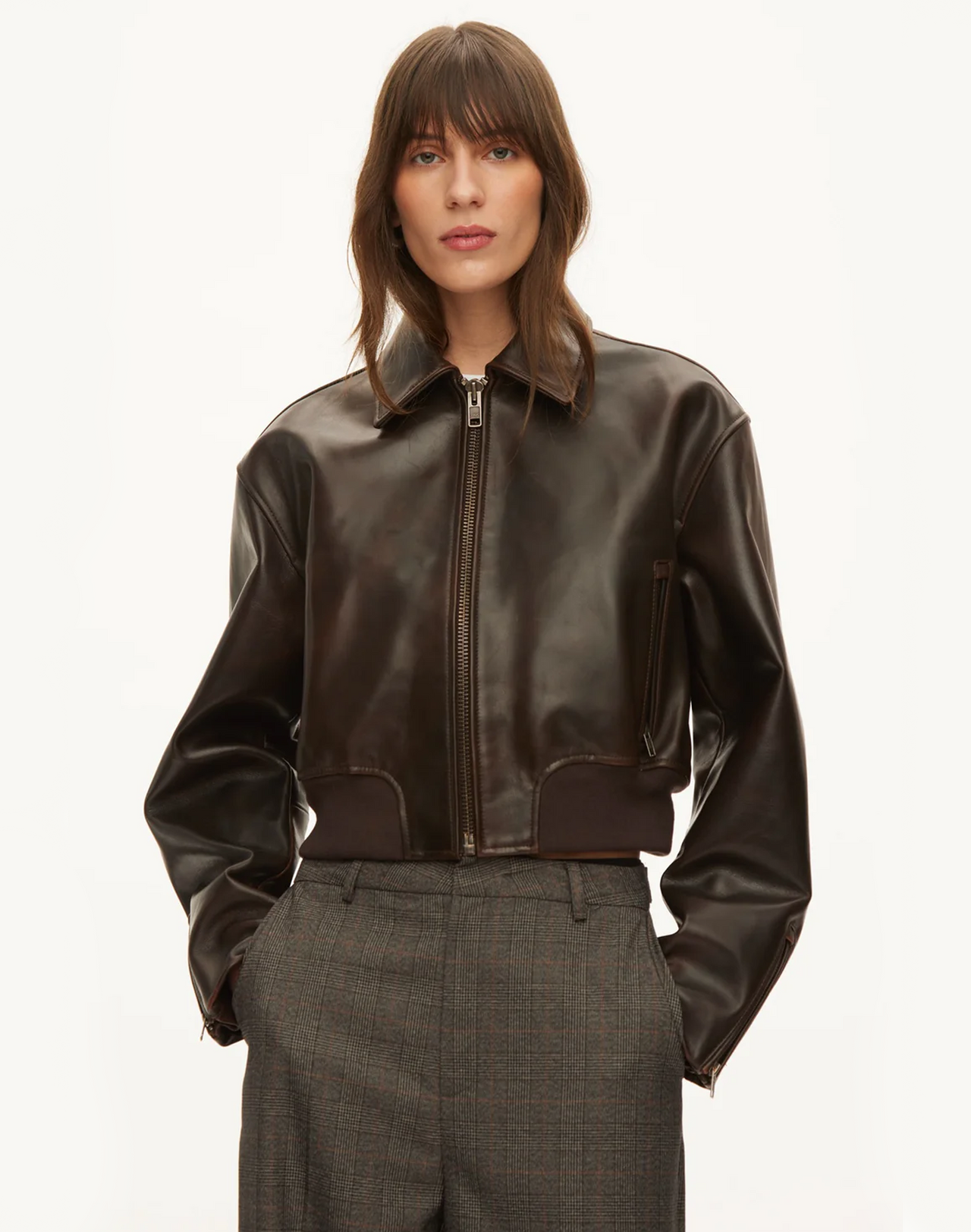 Marilyn Lederbomber, dunkelbraun