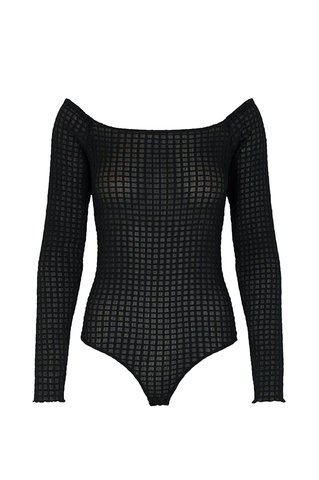 Modström Genifer Body in Schwarz, Ansicht Frontal
