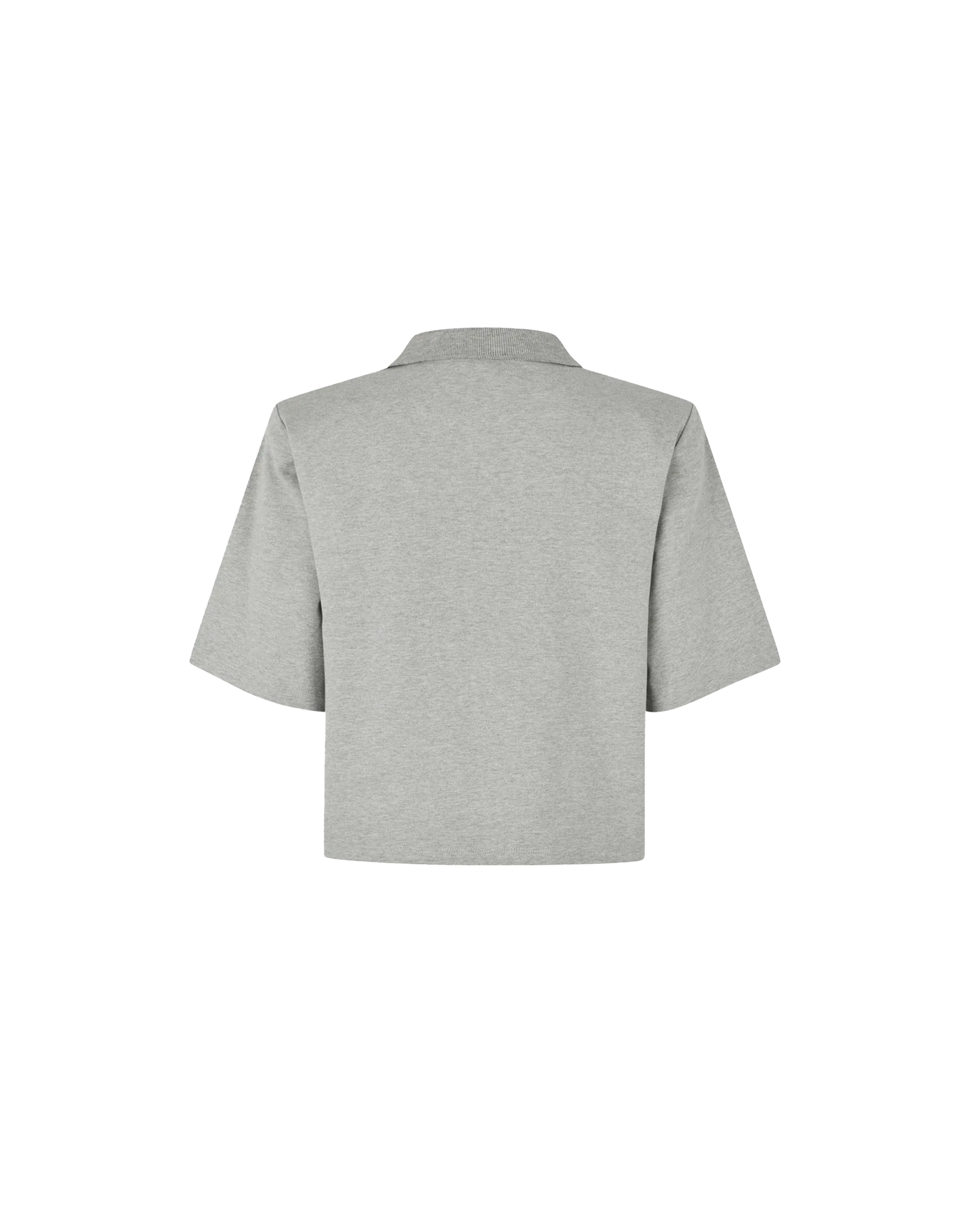Oval Square Lana Polo in Grau, Ansicht Hinten