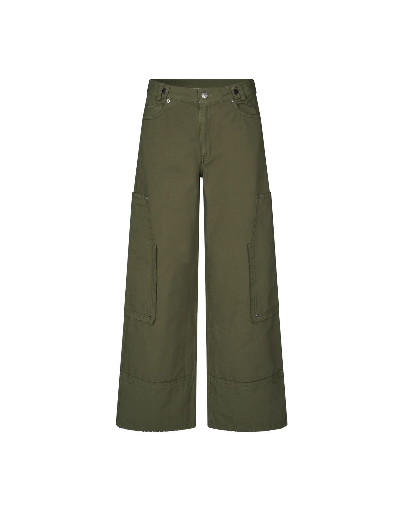 Oval Square Pete Hose in Olive, Ansicht Frontal