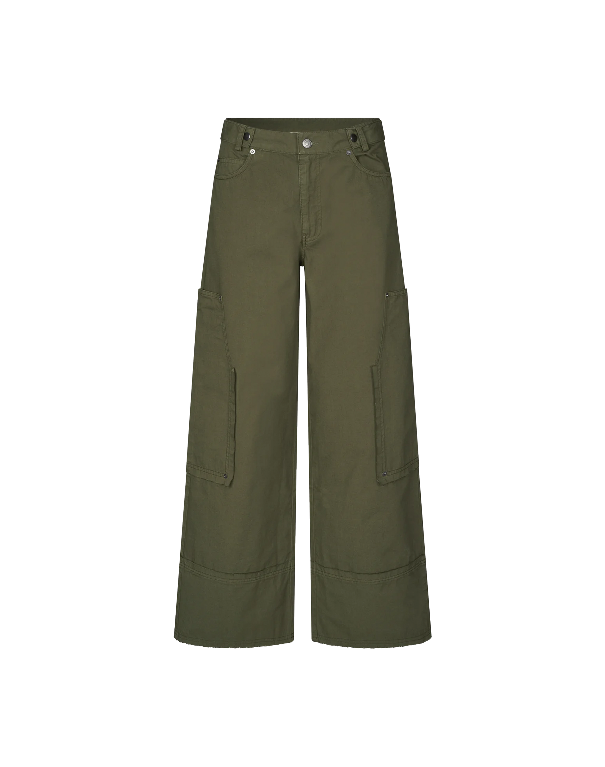 Oval Square Pete Hose in Olive, Ansicht Frontal