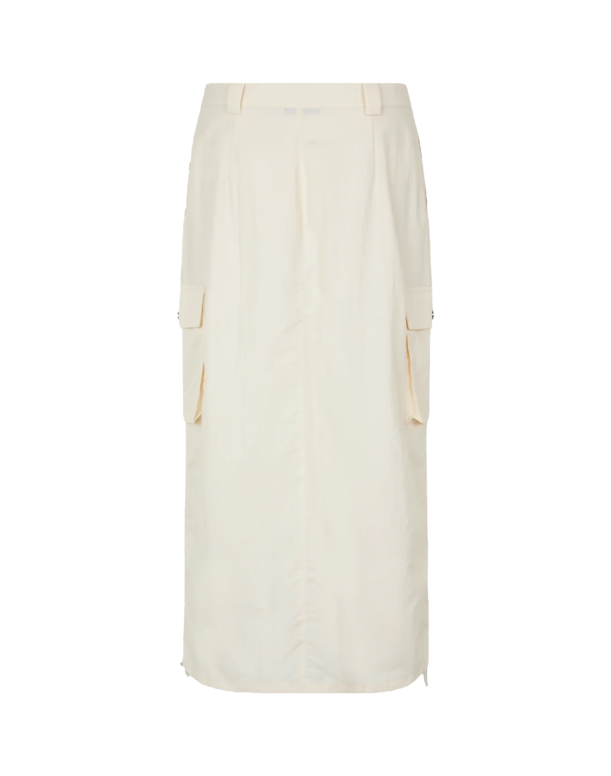 OVAL SQUARE Poppy Maxirock in Off-White, Ansicht Hinten