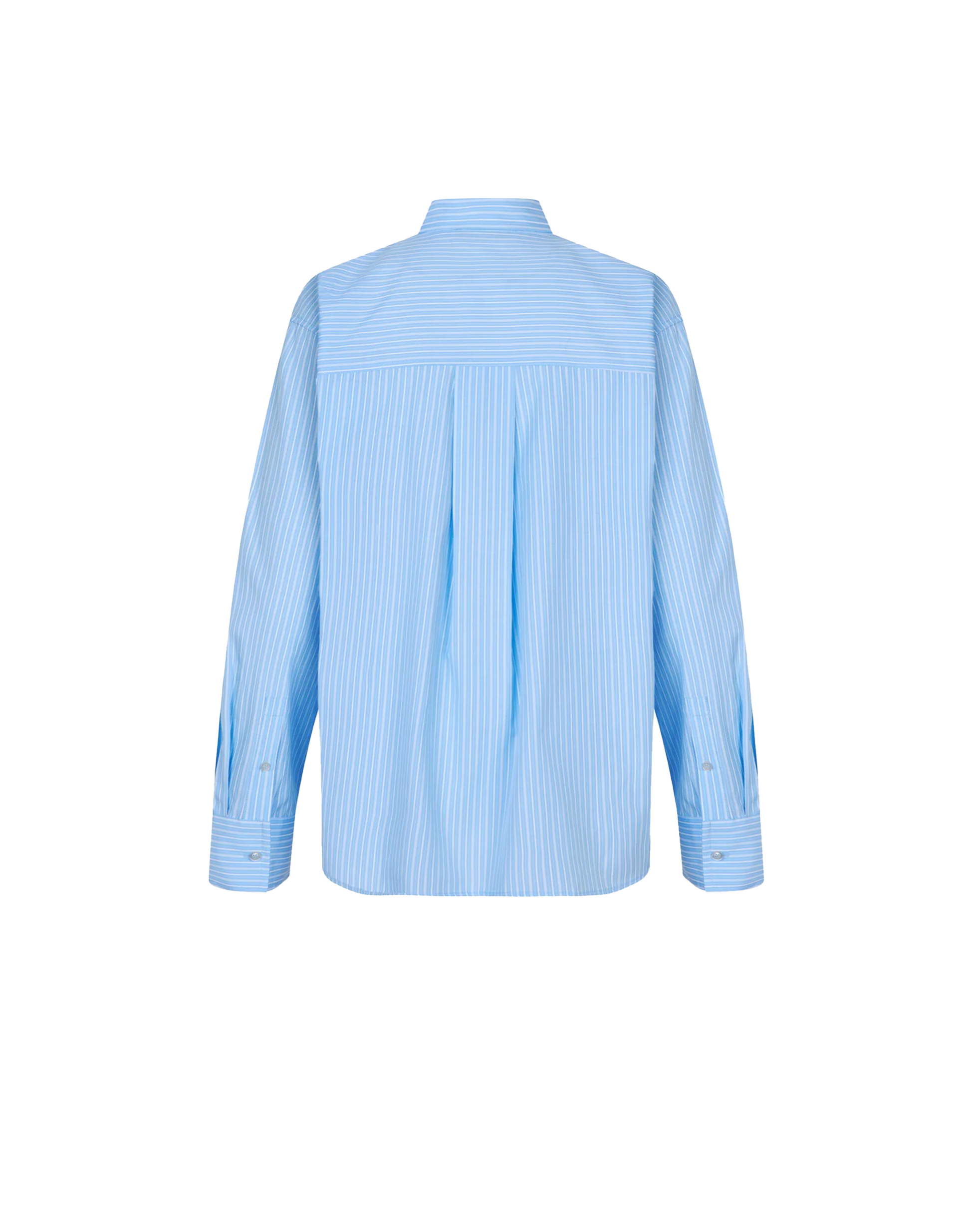 Oval Square Tata Bluse in Blau, Ansicht Hinten