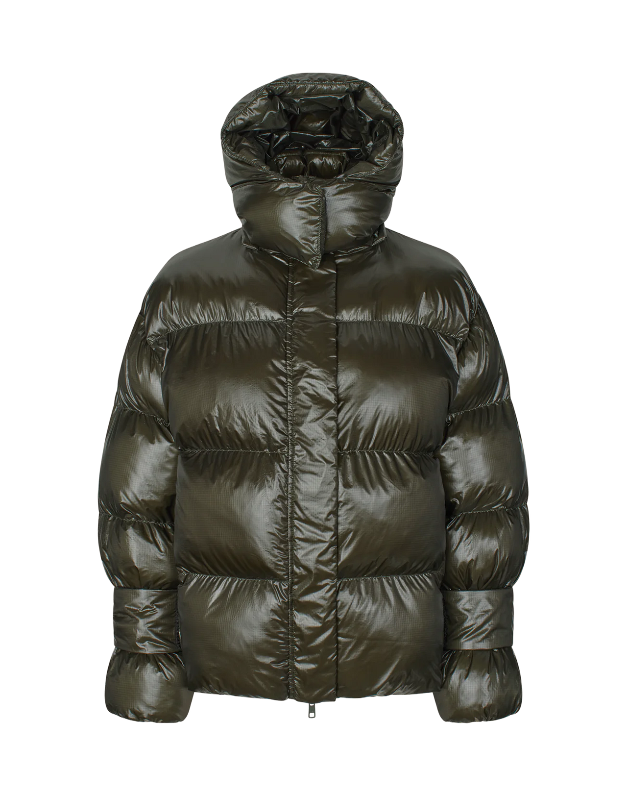 Active Puffer Jacket, dunkelgrün