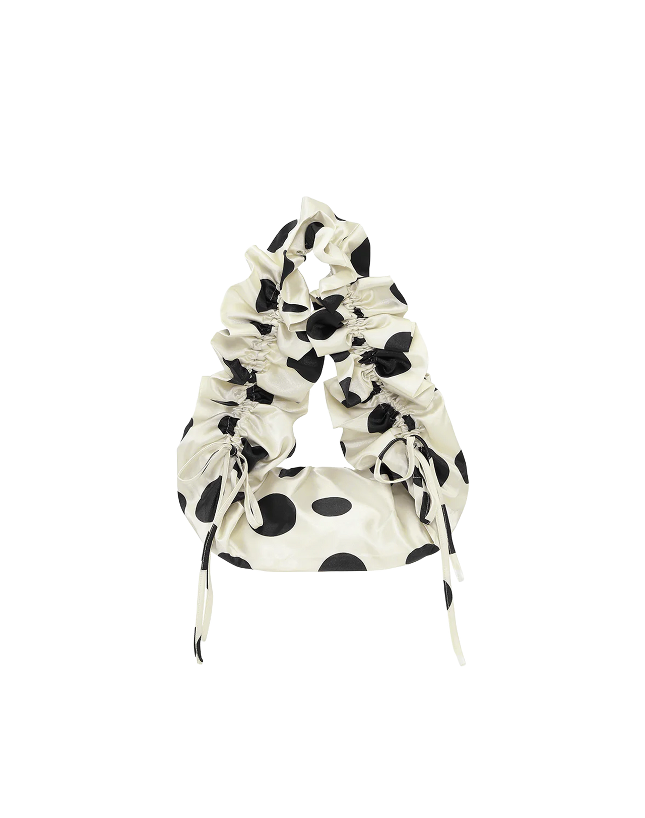 Mini Shirley Tasche, weiss dotted