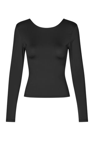 Oval Square Sky Shirt in Schwarz