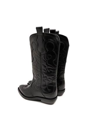 Pavement Julianne Cowboyboot in Schwarz, Ansicht Hinten