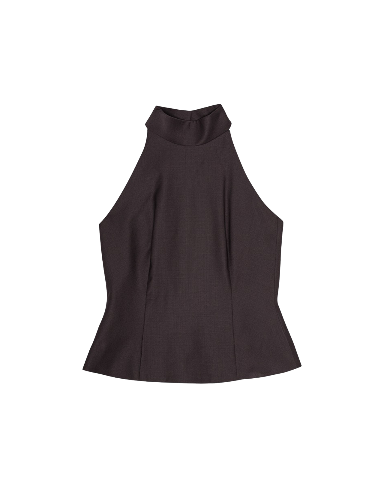 Remain Halter Neck Top in Braun, Ansicht Frontal
