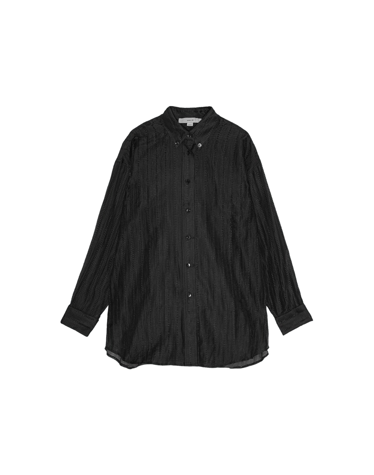 Remain Oversized Bluse in Schwarz, Ansicht Frontal