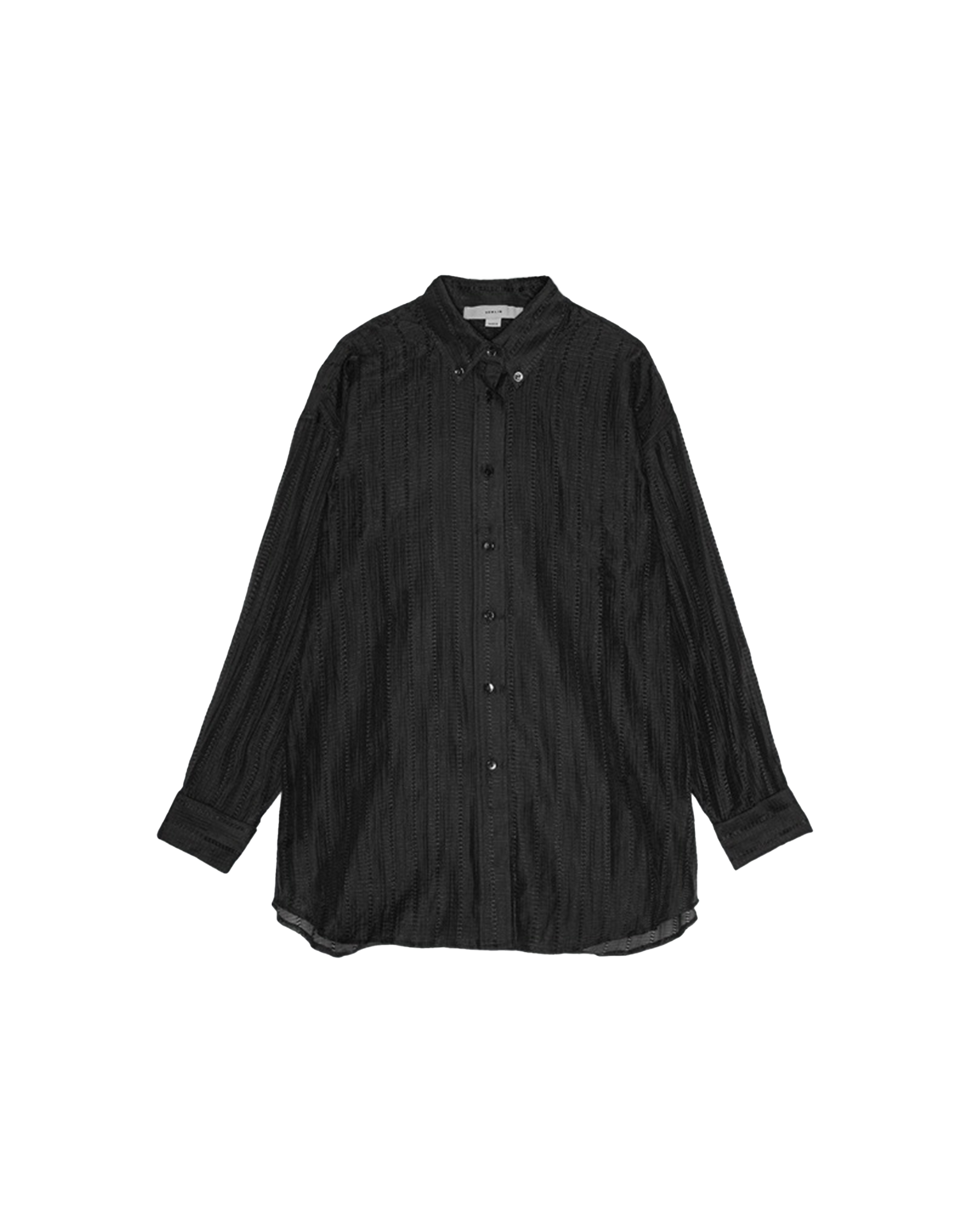 Remain Oversized Bluse in Schwarz, Ansicht Frontal