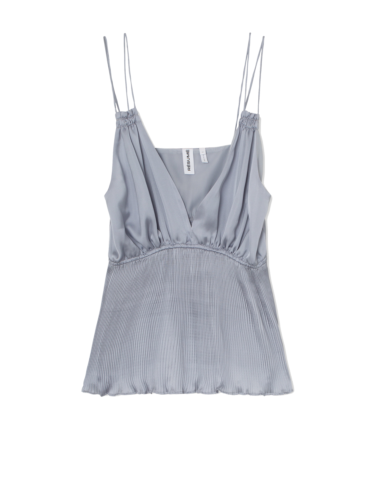 RESUME Astrid Top in Ice Blue, Ansicht Frontal