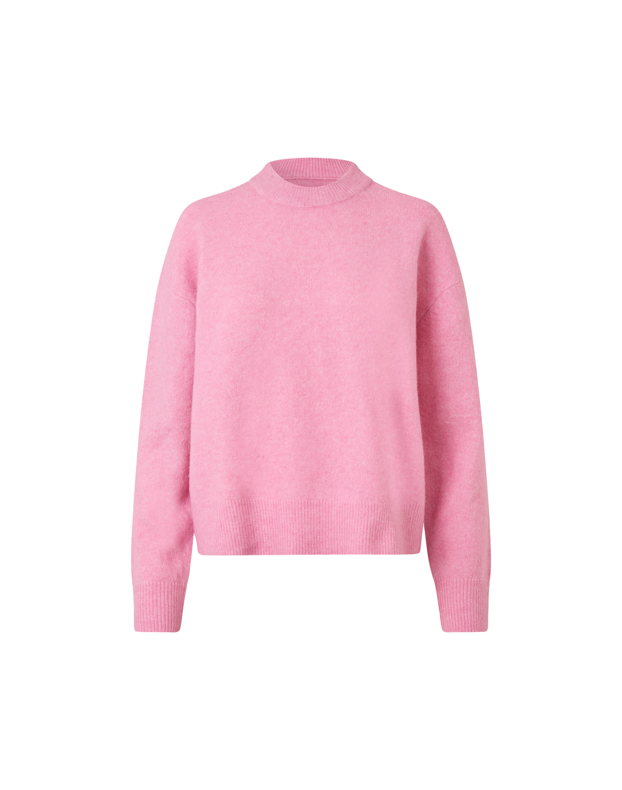 Samsoe Samsoe Anour Pullover in Rosa, Ansicht Frontal