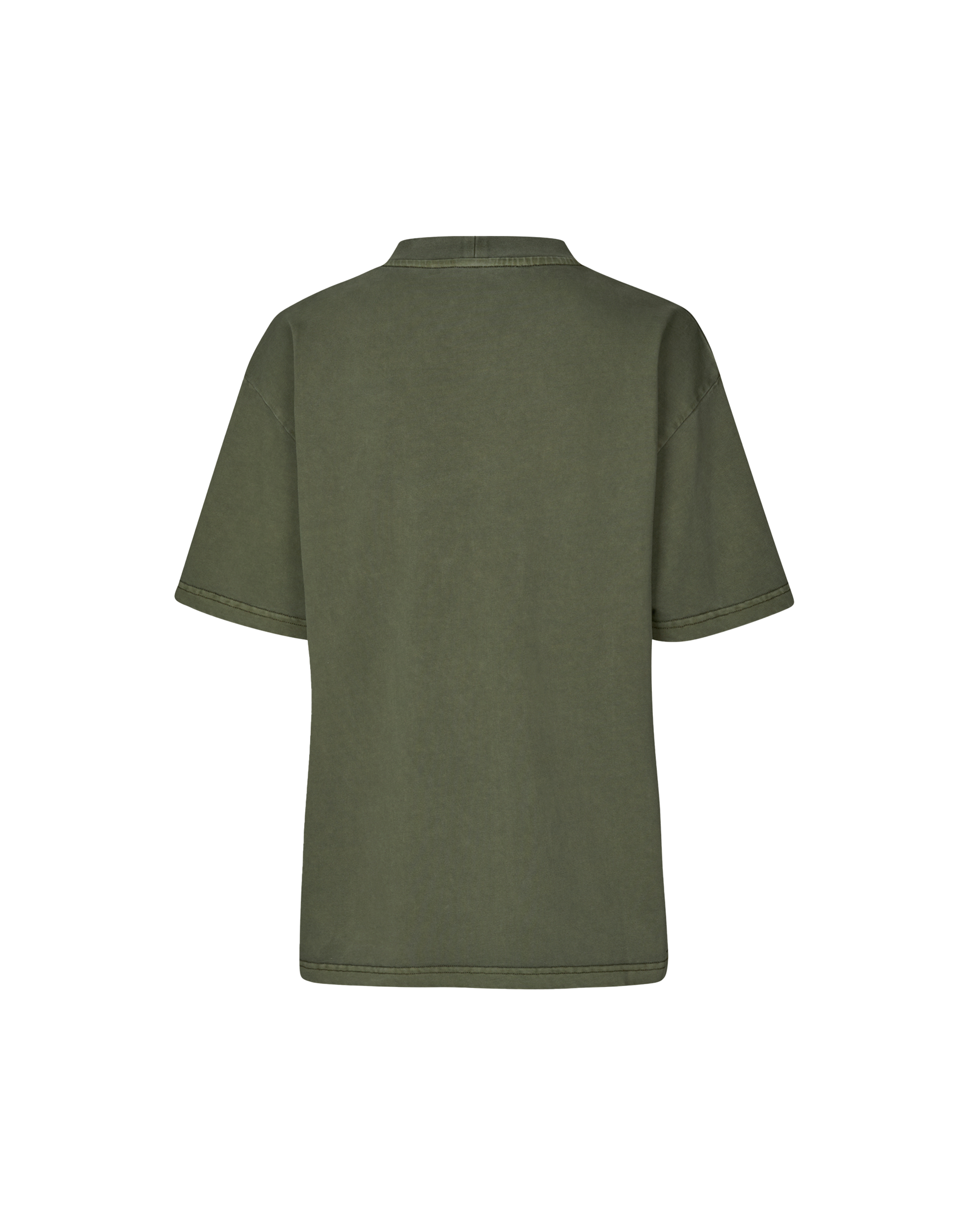 Samsoe Samsoe Eira T-Shirt in Olive, Ansicht Hinten