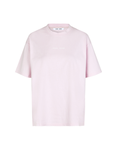 SAMSOE SAMSOE Eira T-Shirt in Rosa, Ansicht Frontal