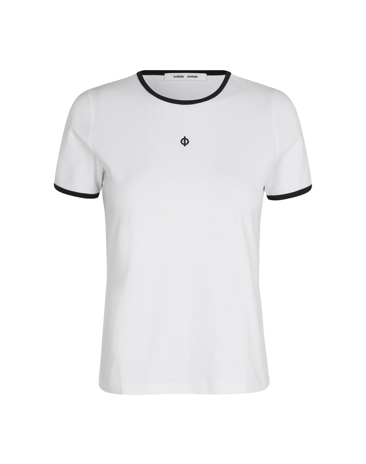 SAMSOE SAMSOE Salia T-Shirt in Weiß, Frontal