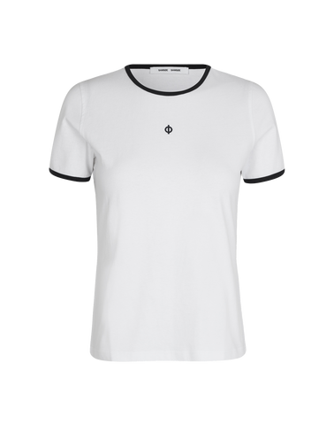 SAMSOE SAMSOE Salia T-Shirt in Weiß, Frontal